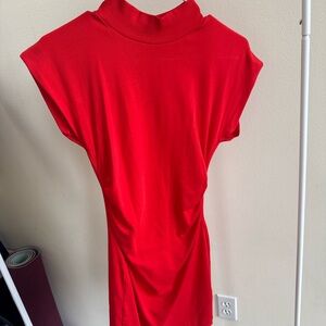 Zara Vibrant Red Mini Dress
